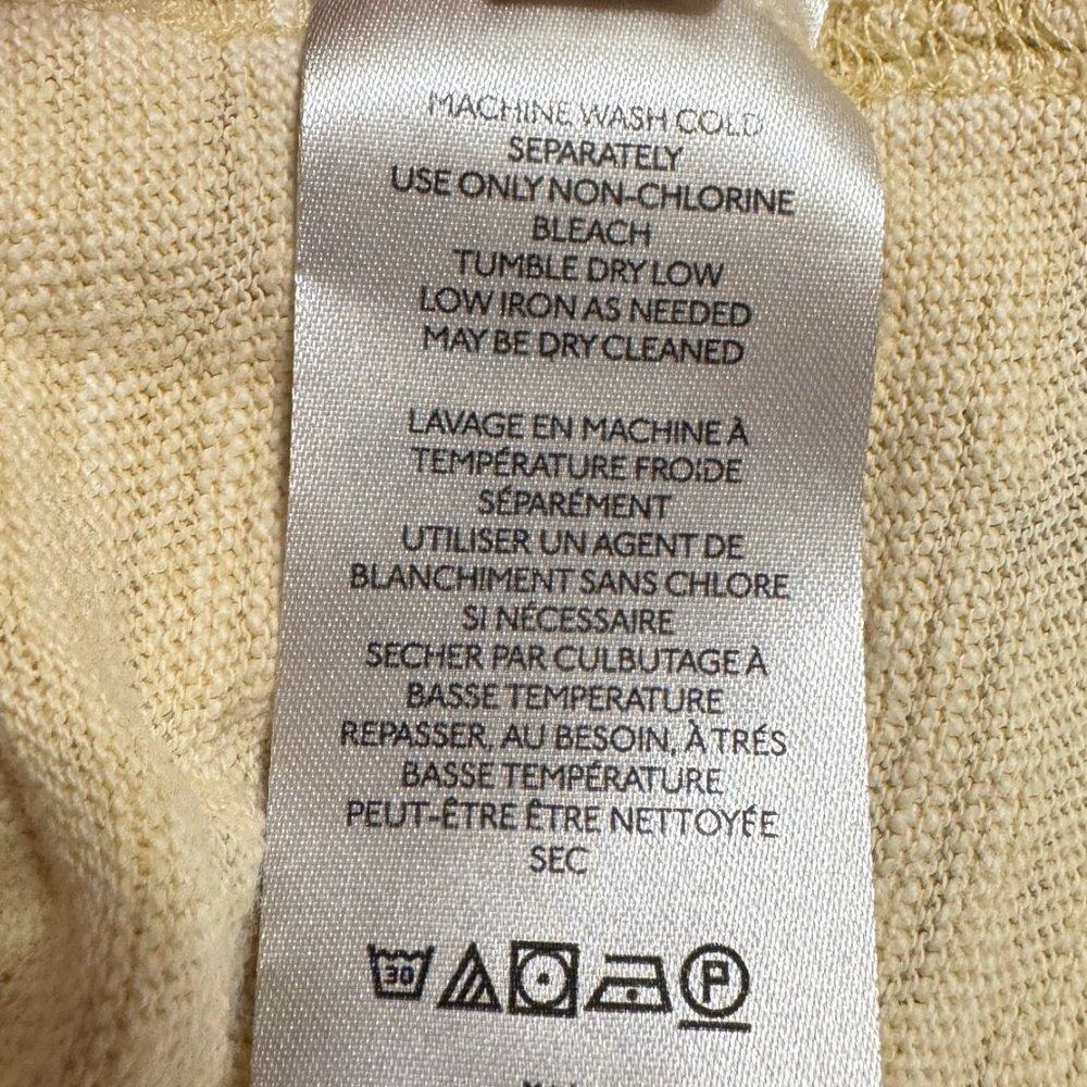 Free People Yellow Distressed Sweatshirt - Picture 5 of 8